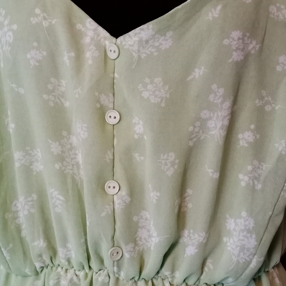 NWT Liberty Love green flowy dress - 2XL - Picture 5 of 6